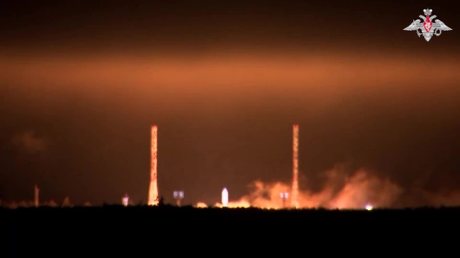 Космический аппарат, запущенный с космодрома Плесецк, вывели на орбиту