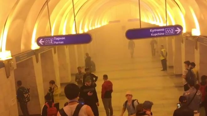 В Петербурге закрывали станцию метро "Проспект Просвещения"