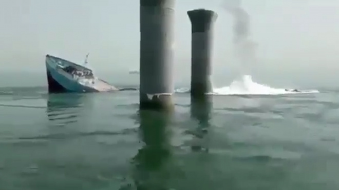 Иранское грузовое судно затонуло в территориальных водах Ирака