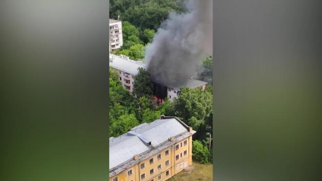 Опубликовано видео с места взрыва в жилом доме в Москве