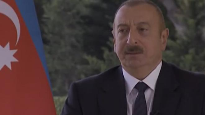 Алиев заявил, что сроки продолжения боев в Карабахе зависят от Еревана