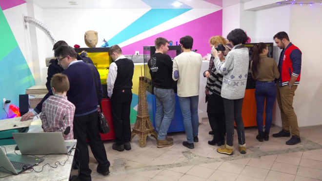 Видео: в Выборге состоялось открытие высокотехнологичной мастерской ФАБЛАБ
