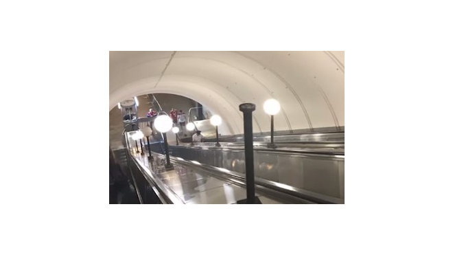 Пассажир Московского метро принял плафоны за пингвинов и поколотил их