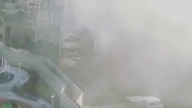 Жители Красноярска задыхаются от дыма пожарной части
