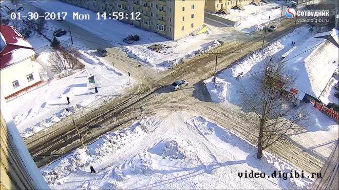 ДТП Бийск на перекрестке ул. Ленинградская - Пугачева.