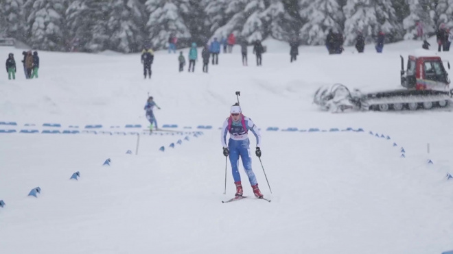 На этапе Кубка мира российские лыжники взяли бронзу в эстафете