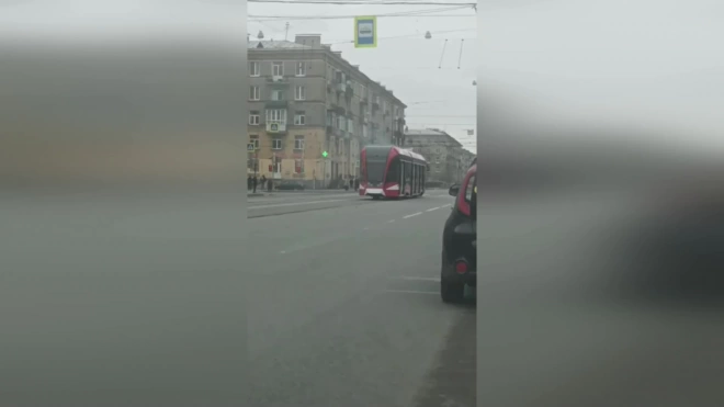 На улице Маршала Говорова утром горел трамвай