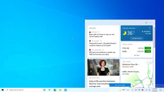 Компания Microsoft выпустила новую предварительную сборку Windows 10
