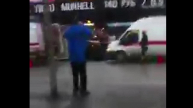 ДТП: на проспекте Славы под колеса бешенного автомобиля угодили три пешехода