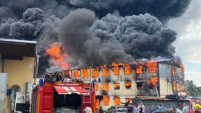 Ранг пожара на Днепропетровской повышен до № 3        