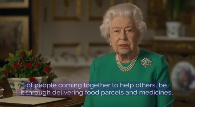 Королева Елизавета II поблагодарила соблюдающих карантин британцев