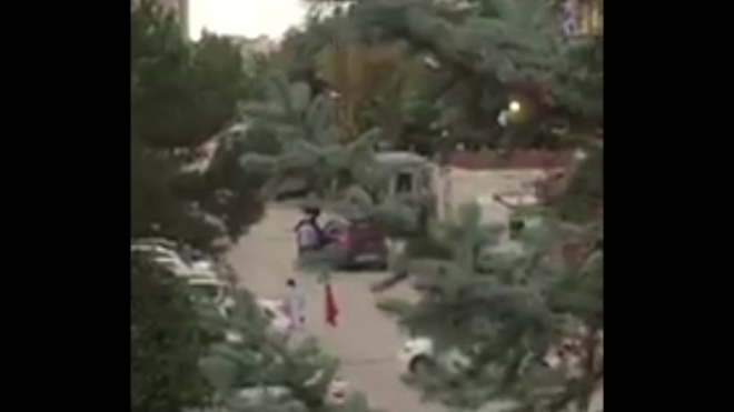 Перестрелка у посольства Израиля в Анкаре попала на видео