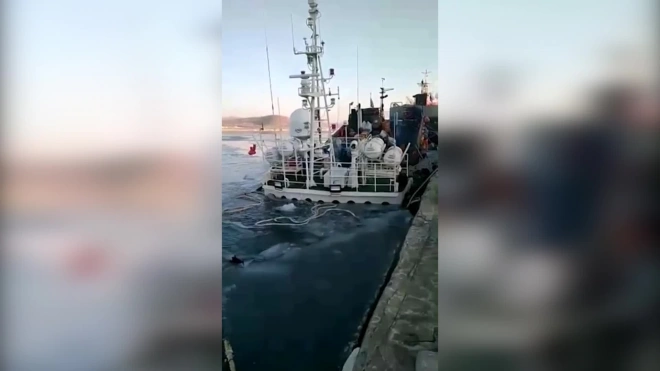 В приморском порту Зарубино затонуло рыболовное судно "Акванавт"