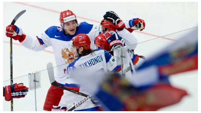 Чемпионат мира по хоккею, 14.05.2014, Россия - Казахстан: победа России со счетом 7:2