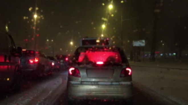 В Петербурге из-за снега увеличилось число ДТП, но не пострадавших