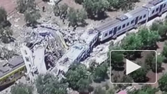 Жертвами столкновения поездов в Италии стали десять человек