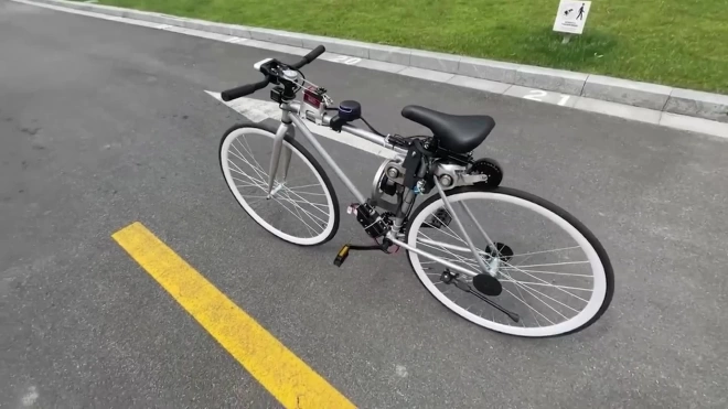 В Китае инженер создал велосипед, который ездит самостоятельно 