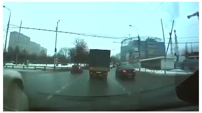 Очевидец снял момент взрыва в Москве