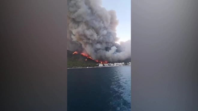СМИ: в Турции из-за лесных пожаров эвакуируют отели 