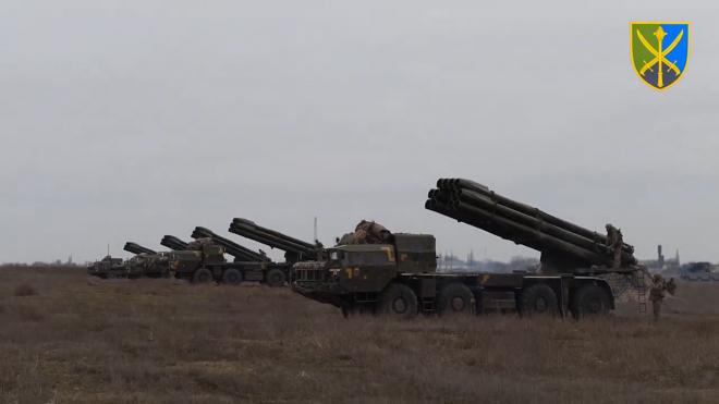 ВСУ провели военные учения у границы с Крымом
