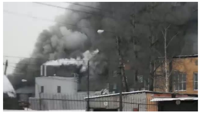 Пожар на Магнитогорской улице 