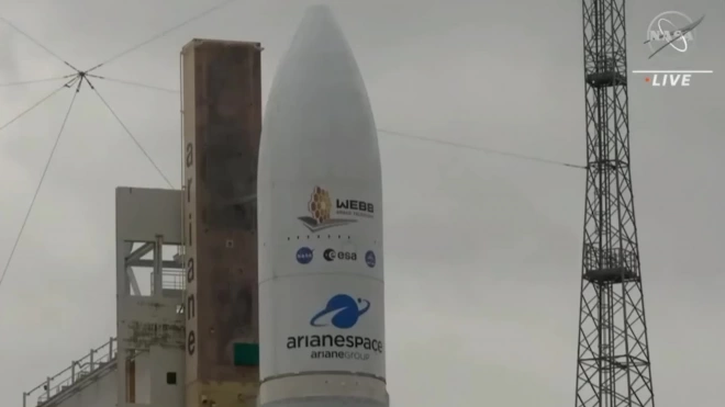 Ракета Ariane 5 с телескопом James Webb стартовала с космодрома Куру во Французской Гвиане