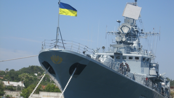 Фрегат "Гетман Сагайдачный" последние новости: корабль пришел в Одессу под флагом Украины