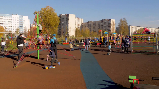 В Петербурге идет масштабное благоустройство спальных районов 