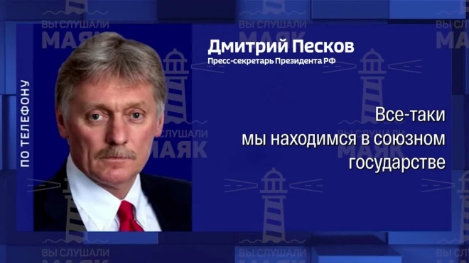 Песков рассказал о рабочих моментах в отношениях России и Белоруссии