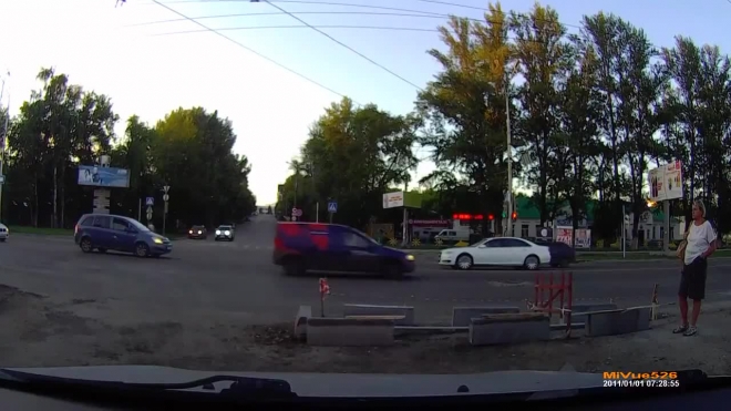Появилось видео смертельного ДТП в Пензе с участием мотоциклиста и иномарки