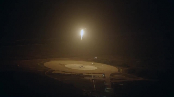 Американцы жгут: SpaceX снова успешно села на платформу в океане