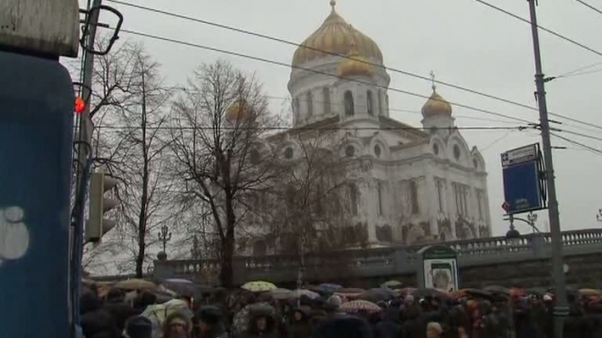 Пояс Богородицы может облететь Москву на вертолете и благословить народ с воздуха