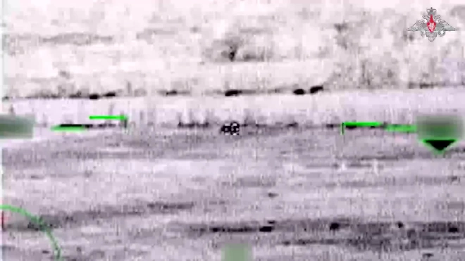 Минобороны показало кадры боевой работы вертолета Ка-52