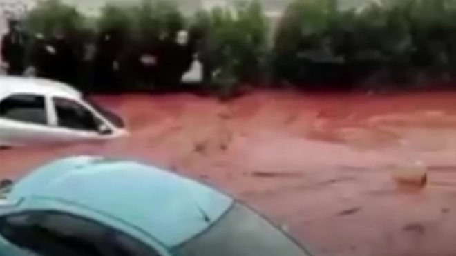 Появилось видео последствий страшного наводнения в Греции