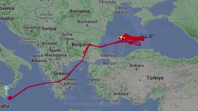 БПЛА RQ-4 Global Hawk снова занял свой пост в акватории нейтрального воздушного пространства Чёрного моря