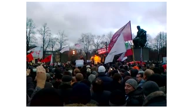 Выступление Артемия Троицкого на митинге