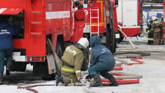 На юго-западе Москвы загорелся образовательный центр “Газпрома”