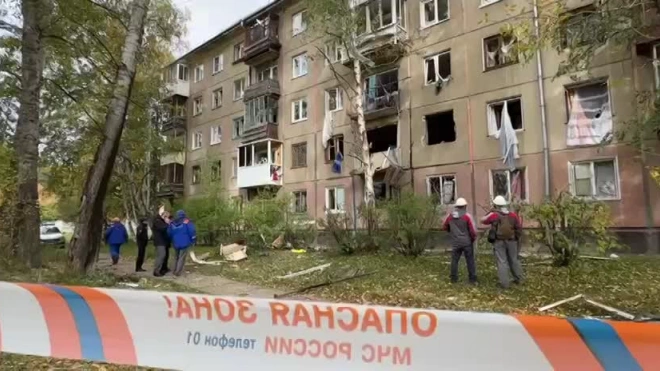 В Ангарске в многоквартирном доме произошел взрыв газовоздушной смеси