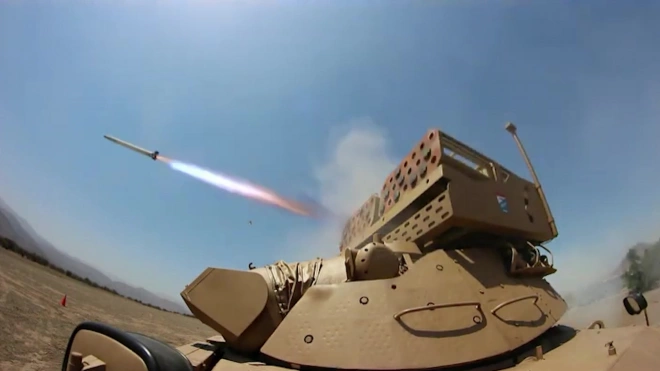 В Чили показали немецкий Leopard с ракетной установкой