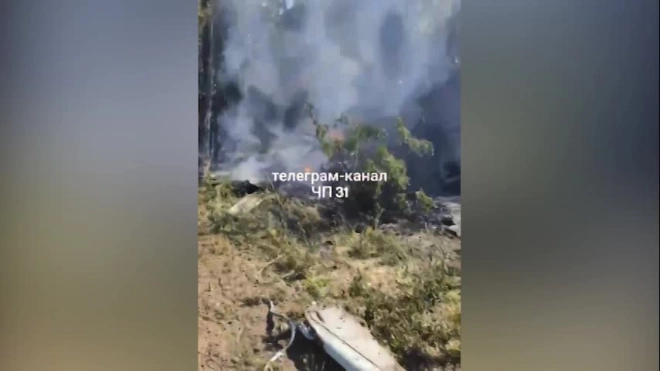 В Белгородской области потерпел крушение военный самолет