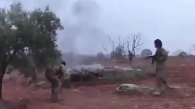 Появилось видео последнего боя пилота Су-25, сбитого в Сирии