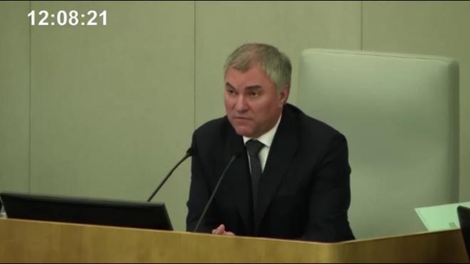 Володин заявил, что пять депутатов Госдумы повторно заболели COVID-19