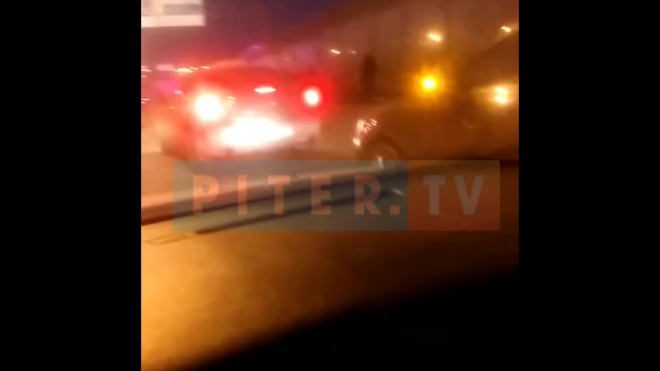 На Витебском проспекте столкнулись 5 автомобилей: есть пострадавшие