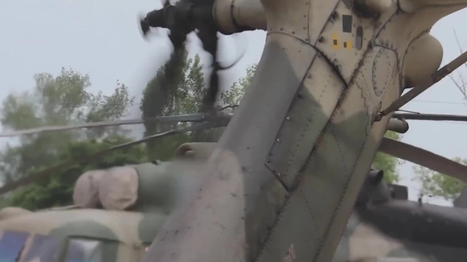 Минобороны показало боевую работу экипажей ударных вертолетов Ми-28Н в зоне СВО