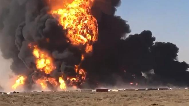 Бензовозы взорвались на таможенном пункте в Афганистане