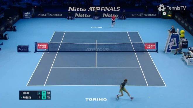 Рублев уступил Рууду в полуфинале итогового турнира ATP