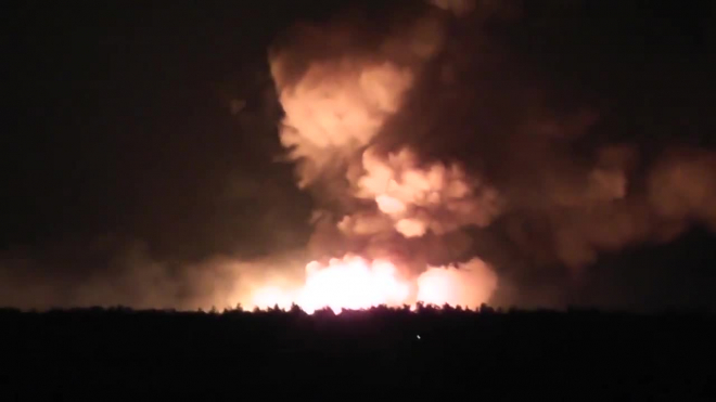 Пожар в Калиновке: появились подробности взрыва