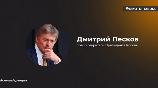 Песков: в Кремле ничего не знают о французском мирном плане