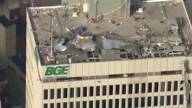 Десять человек пострадали в результате взрыва в бизнес-центре Балтимора