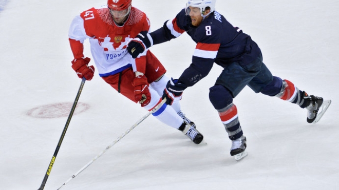 Хоккей США - Россия: Счет 3:2. Американцы выиграли по буллитам, спорная победа